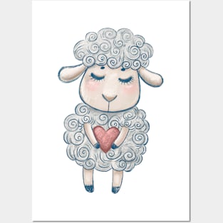 Tender sheep Posters and Art